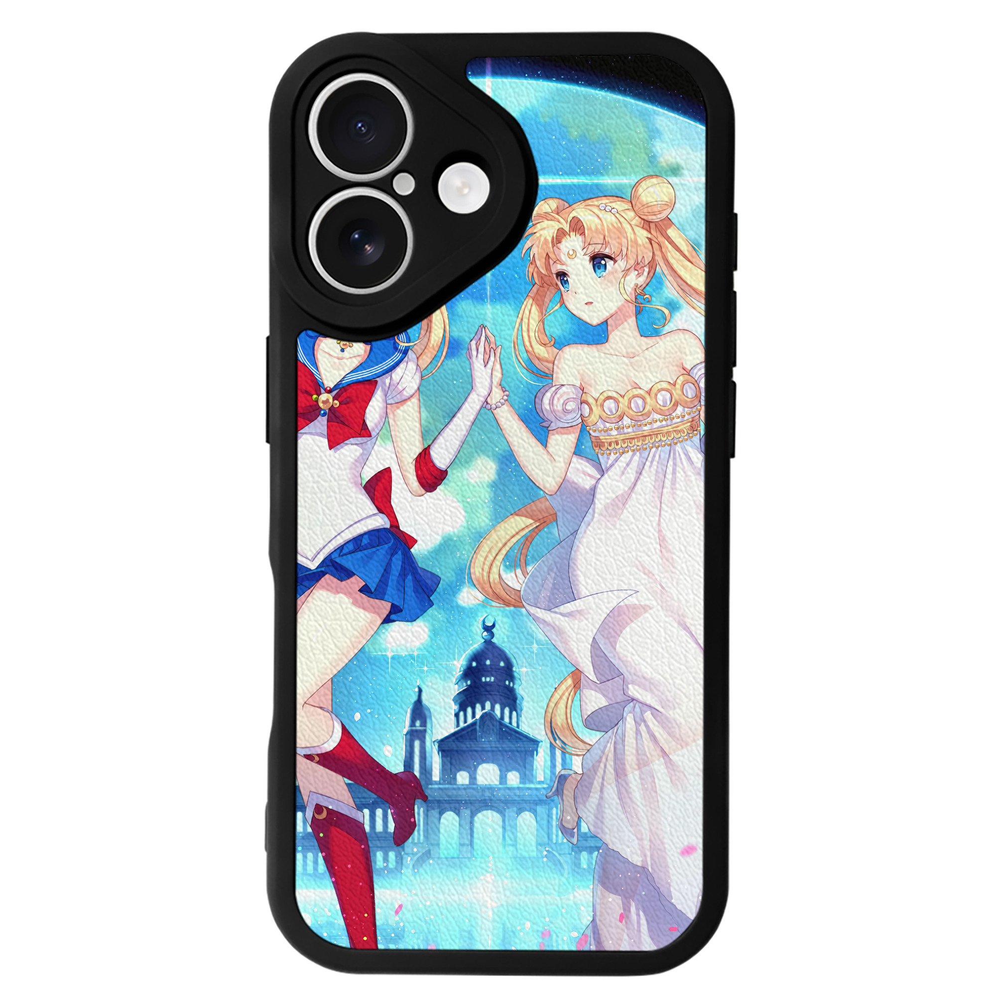 （画像用） 美少女戦士セーラームーン Sailor Moon 【iPhone 16シリーズ対応】シリコンスマホケース（レザー調） 材質：シリコン